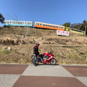 いすみポッポの丘にてwith CBR650R③