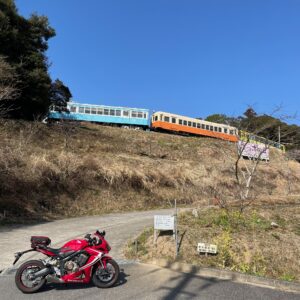 いすみポッポの丘にてwith CBR650R