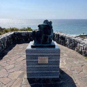 御宿の海を一望できるメキシコ記念塔見晴台にて⑤