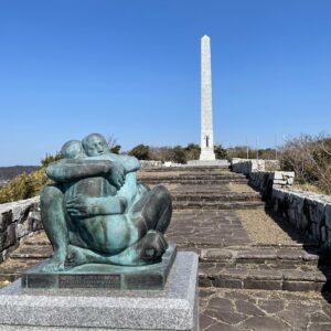 御宿の海を一望できるメキシコ記念塔見晴台にて⑥