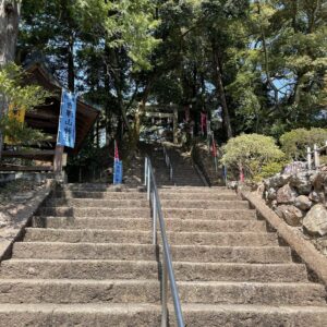 唐澤山神社の石段②