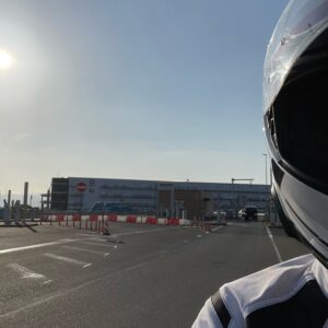 関越道・坂戸西スマートICにて