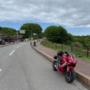 秩父高原牧場にてwith CBR650R