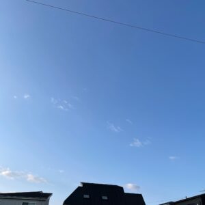 埼玉自宅の朝空