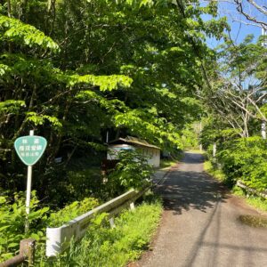 奥武蔵グリーンラインの東の入口「林道権現堂線」にて