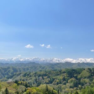 小川アルプスライン・アルプス展望デッキにて②