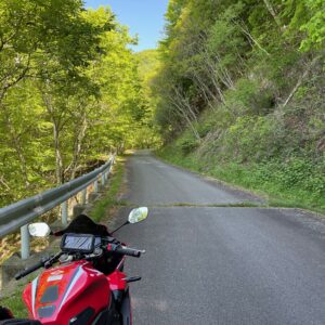 クリスタルラインのロード風景～木賊峠⑮