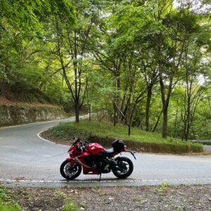 クリスタルラインのロード風景～乙女湖④