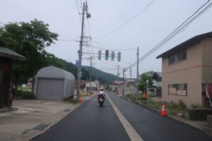 R401の昭和村付近にて