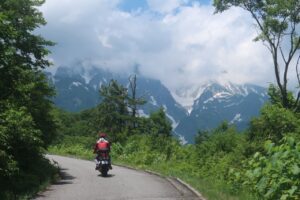 黒菱スカイラインにて白馬三山とご対面！