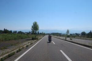 国営アルプスあずみの公園に続くr495にて