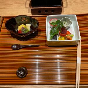 下呂温泉「水鳳園」さんの夕食の前菜