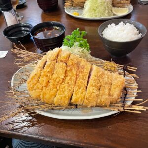 美味！白馬のとんかつ専門店つむぎさんのリブロースかつ定食