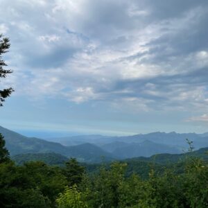 ヒワ平展望台からの日本海の眺め