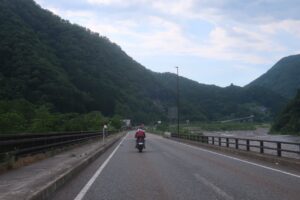 R148の長野最北エリアを走る