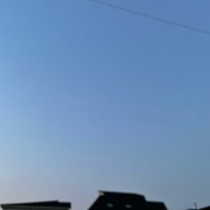 夏の早朝4：30の埼玉自宅近くの朝空