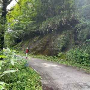 山岳路・飛騨御岳はなもも街道のロード風景にて