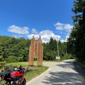 飛騨農園街道の看板にて