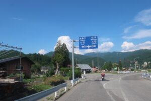 R148を北上、長野白馬から新潟へ