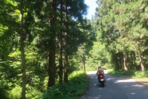 R148から鹿島槍スキー場方面へ走る②