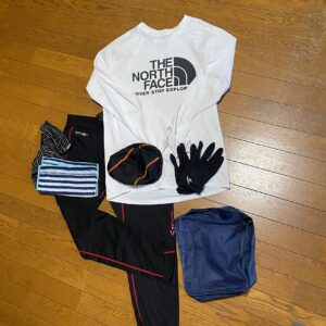 東北ロンツーに持って行った一日分の着替えセット