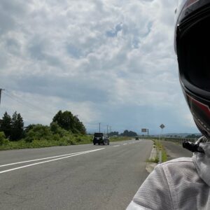 山形県R287で市街地を抜ける