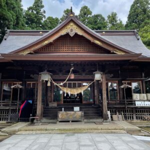 總宮神社の本堂にて