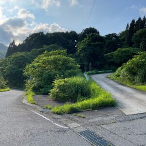 山岳街道「六十里越街道／旧道112号」を走るCBR650R⑨