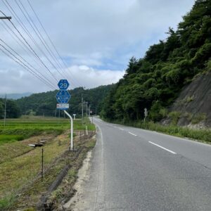 福島県r29を北上する