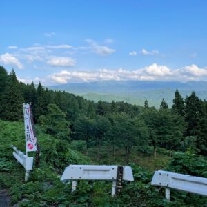 六十里越街道 十王峠にて③