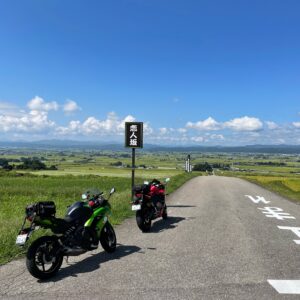 恋人坂の素晴らしき眺めにてwith CBR650R & ninja650