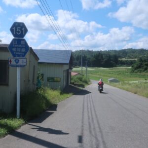 福島r151のロード風景にて③