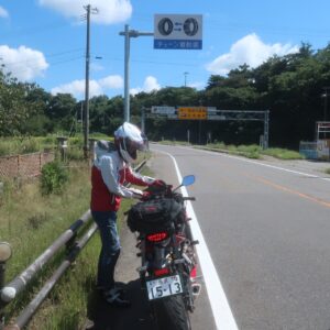 R49からr252への道を確認中のchizuo