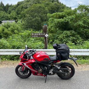 GoogleMapに載っていない名のロードにてwith CBR650R