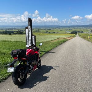 恋人坂の素晴らしき眺めにてwith CBR650R