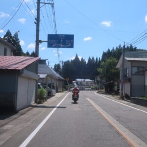 福島r151のロード風景にて