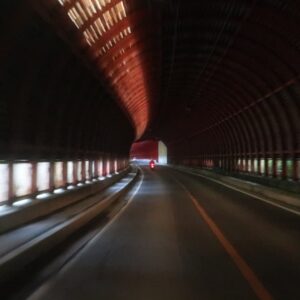 R252の新潟エリアで出会った幾多のスノーシェッドを走る⑥