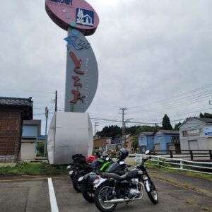 新潟ライダーで混雑する道の駅R290とちお②