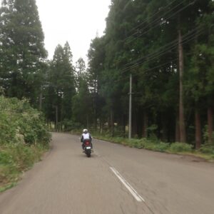 栃尾付近のR290から側道へ②