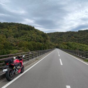 秋のつまごいパノラマラインを走るwith CBR650R⑤