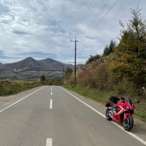秋のつまごいパノラマラインを走るwith CBR650R