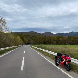 秋のつまごいパノラマラインを走るwith CBR650R④