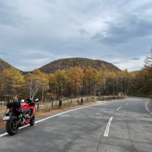 秋風景が広がる東御嬬恋線／r94を走るwith CBR650R②