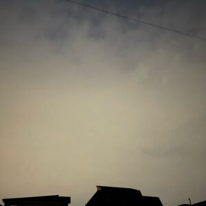 早朝5：30の埼玉自宅近くの朝空