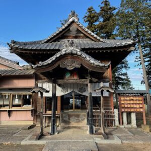 埼玉嵐山町の鬼鎮神社にて