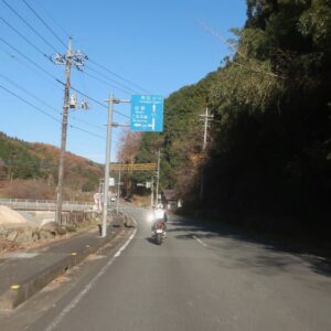 初冬の埼玉県r11からr361に入る