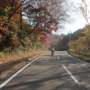 紅葉が点在する栃木県r29を走る②