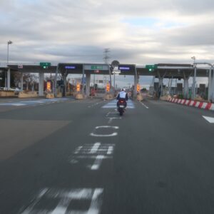 関越道・東松山ICで高速を降りる