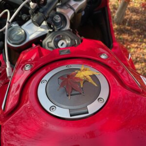 永源寺もみじ寺の駐車場にて