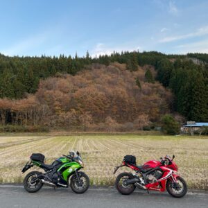 秋らしい風景が広がる茨城県r321を走る②